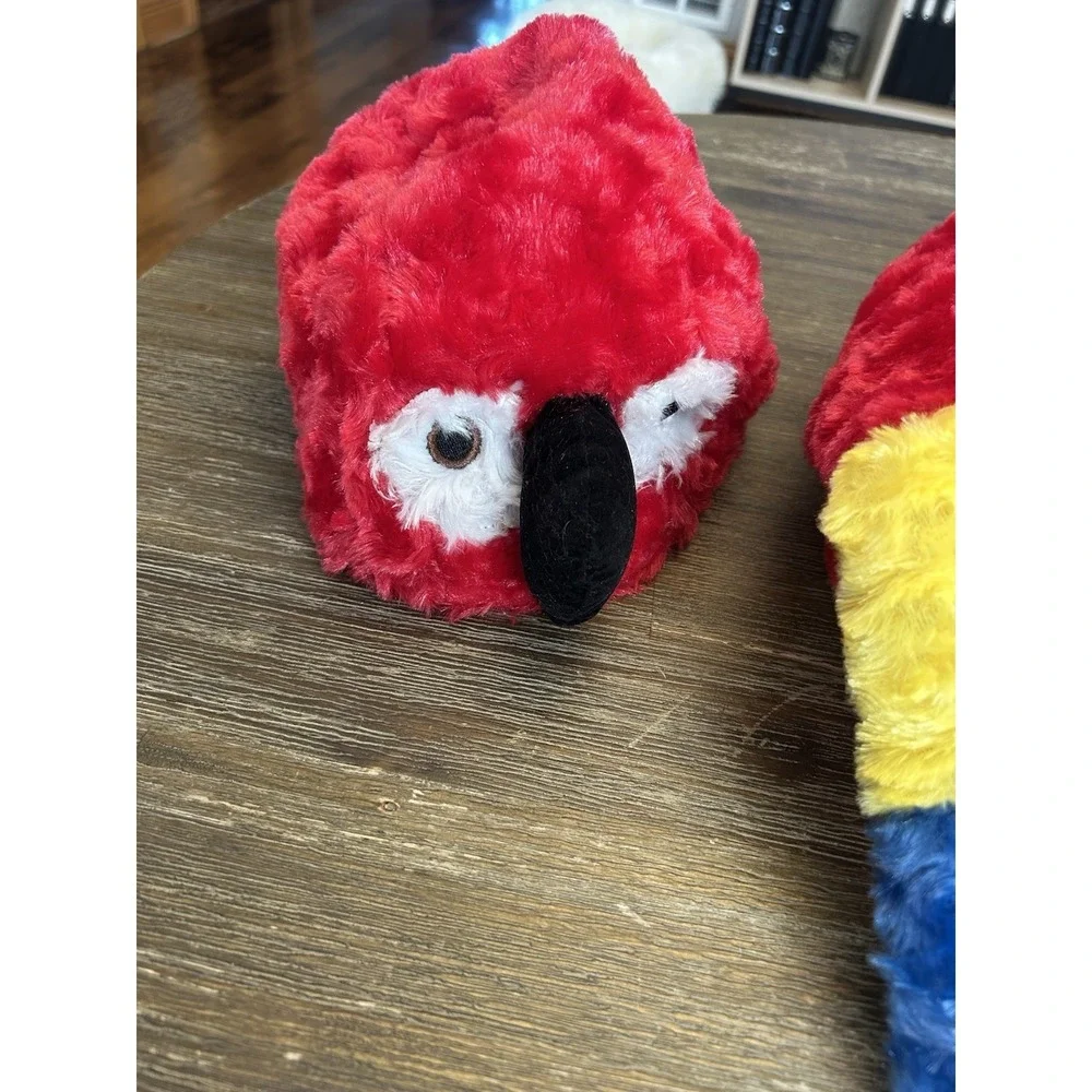 Underwraps Kids Medium Plush Parrot Costume Red Bird Hood Wings Halloween